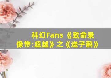 科幻Fans 《致命录像带:超越》之《送子鹳》